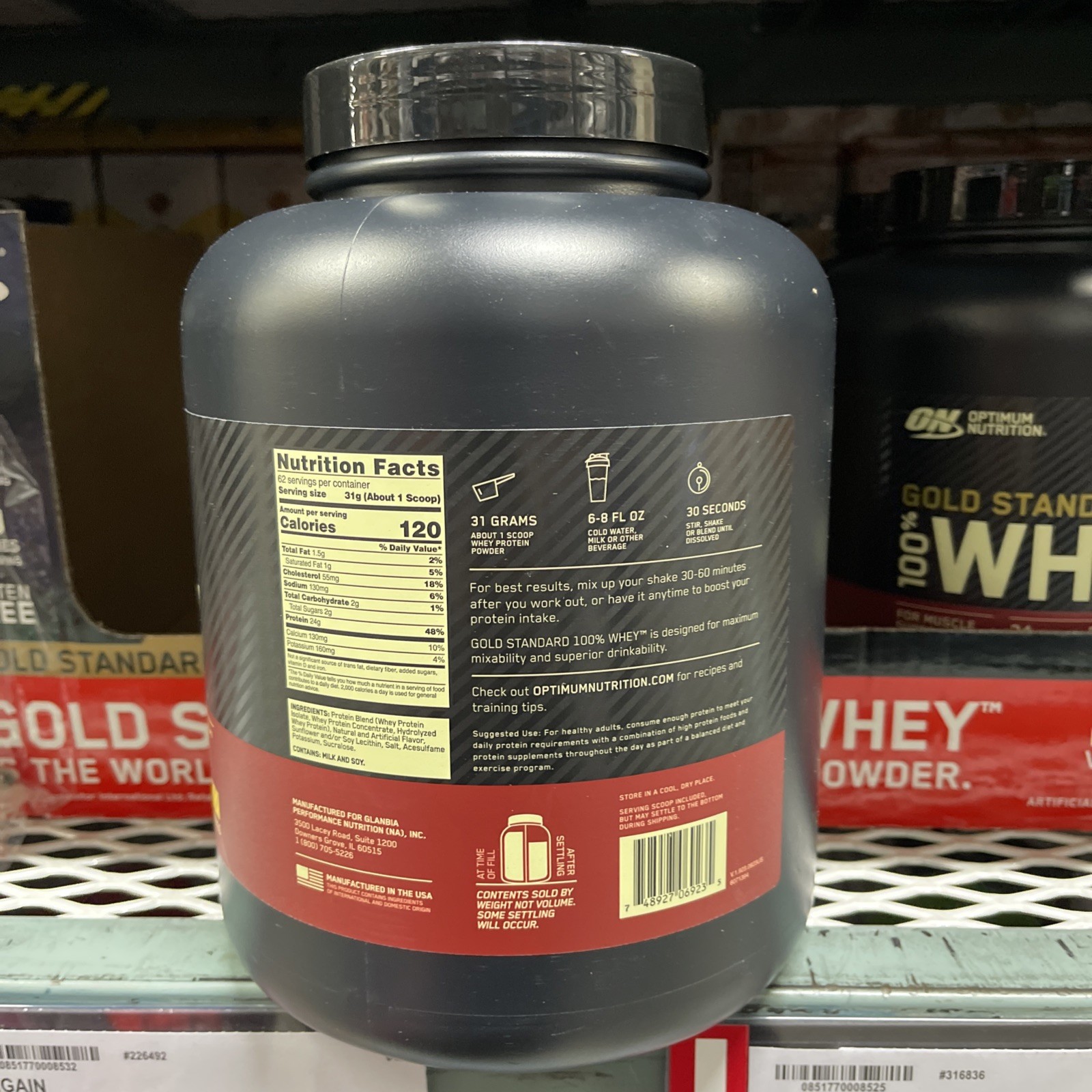 Optimum Gold Standard Whey Protein Powder (french Vanilla Cream )4.23LB/1.92kg