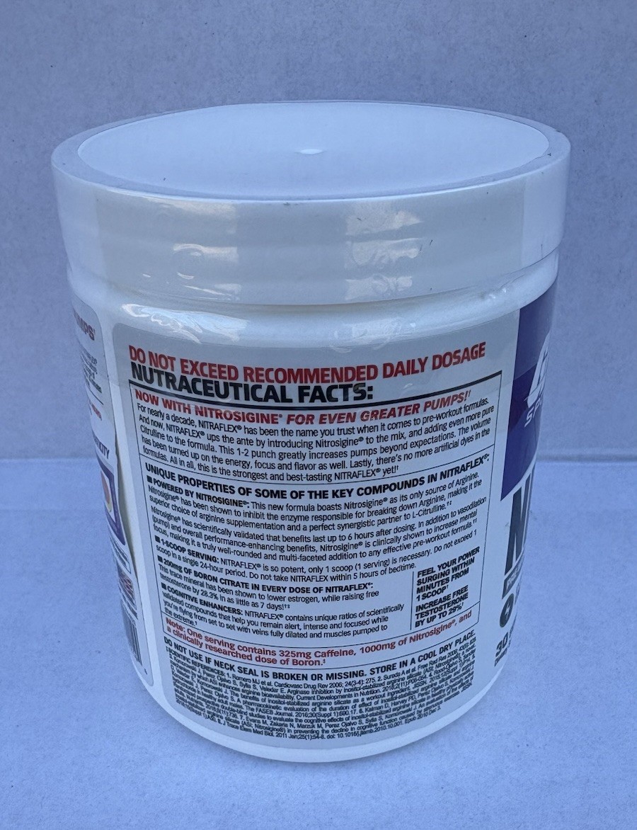 GAT Nitraflex Pre Workout 30 serving – Grape EXP: 05/2027
