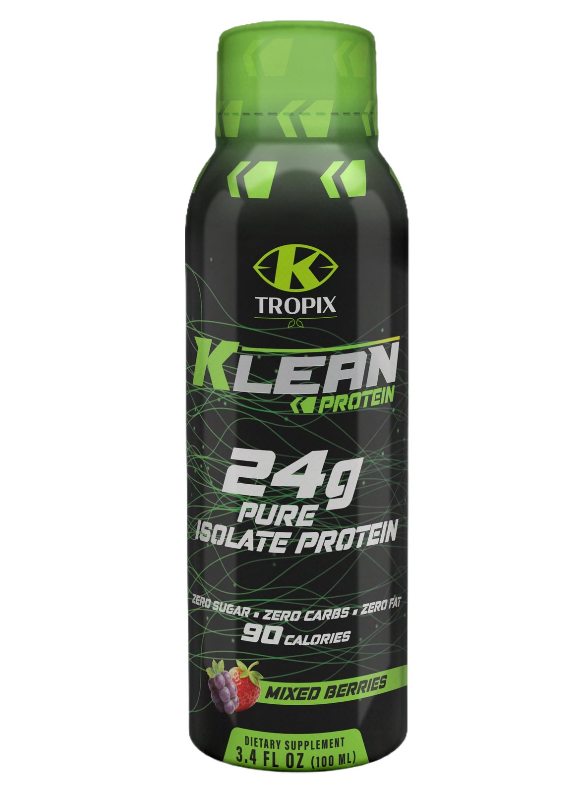 KTROPIX Klean Protein Shot – 24g Whey Protein Isolate, Zero Sugar, Zero Carbs