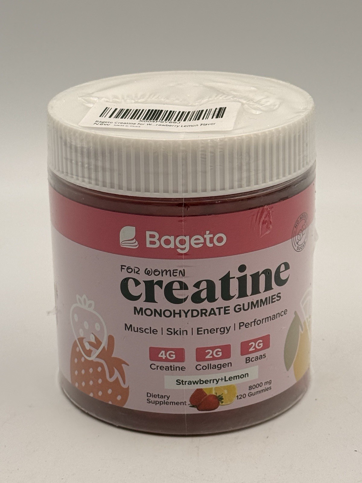 Creatine Monohydrate Gummies 8000mg Sugar Free Pre Workout For Building Muscle