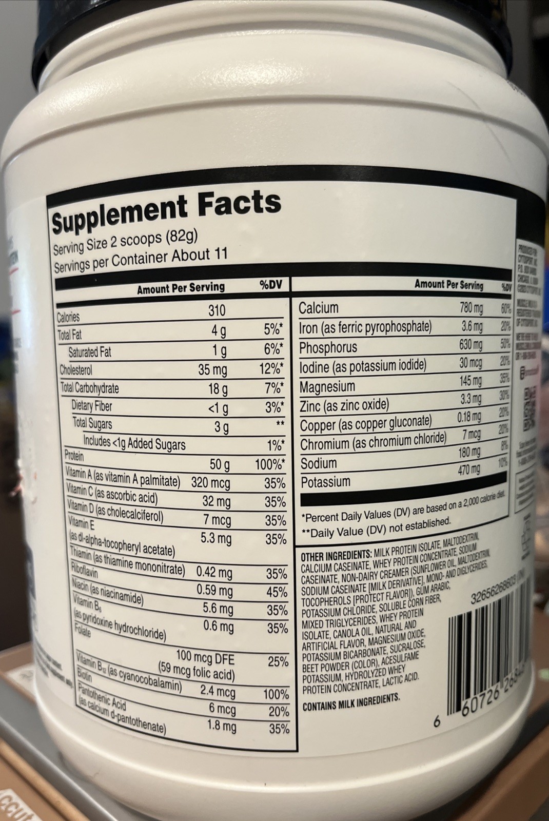 Muscle Milk Pro Series Protein Powder – 32oz Strawberry Exp 9/2025