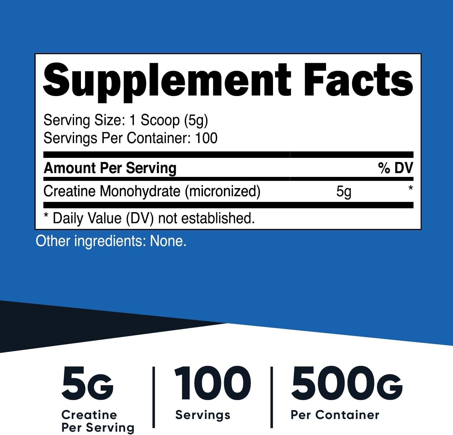 Nutricost Creatine Monohydrate Micronized Powder 500G, 500 Gram (Pack of 1)