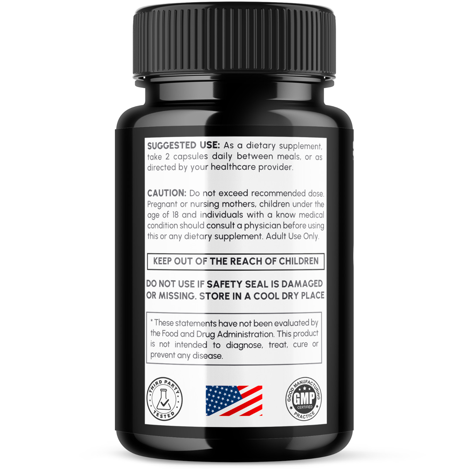 Male Extra Performance Supplement, MaleExtra for Enhancement 60 Capsules 1 Pack