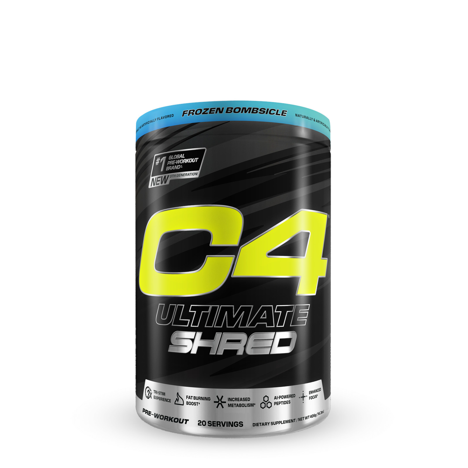 C4 Ultimate Shred Pre-Workout – Frozen Bombsicle (20 Servings)