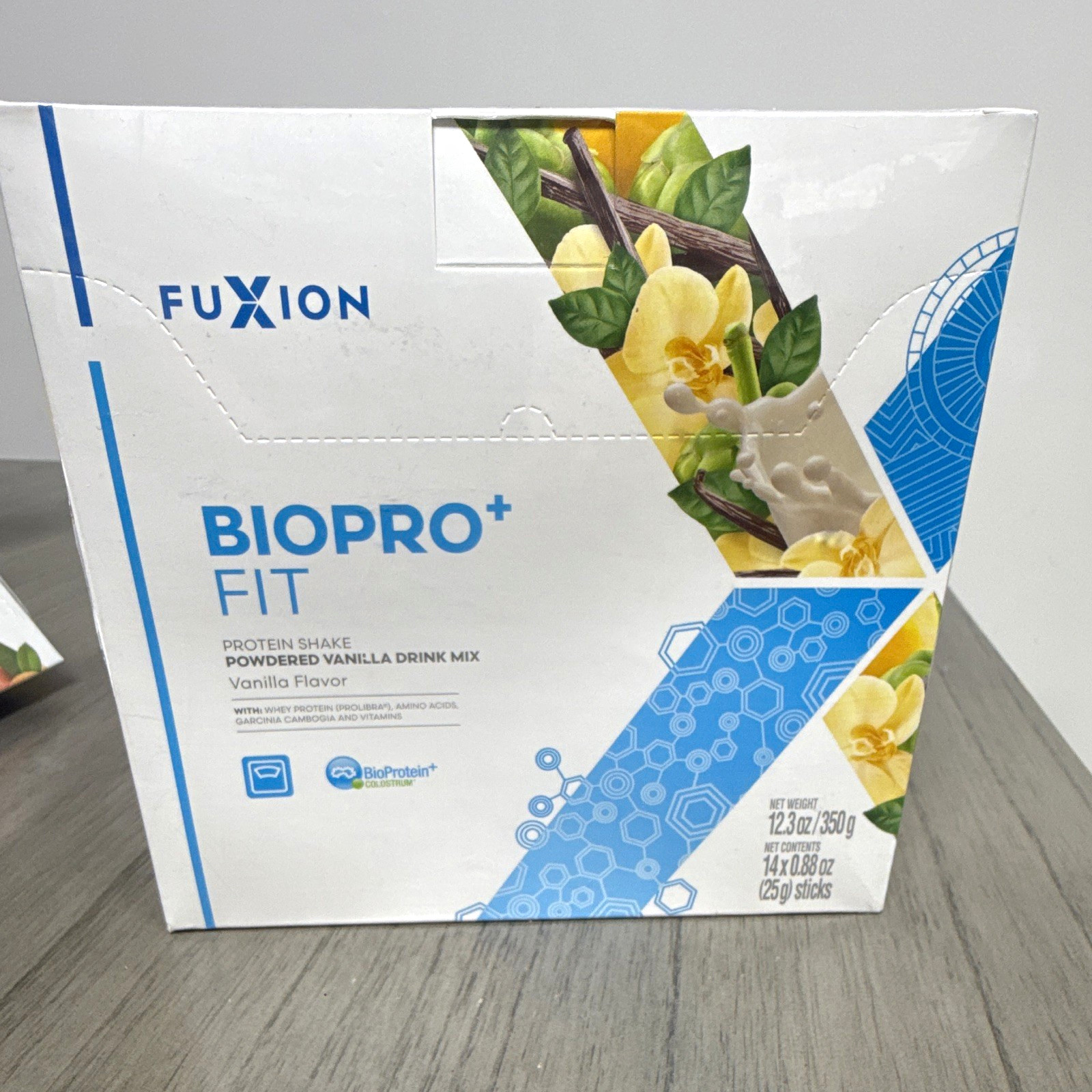 Fuxion BIOPRO+ FIT Protein Shake Vanilla Powder 14 Sticks 12.3oz