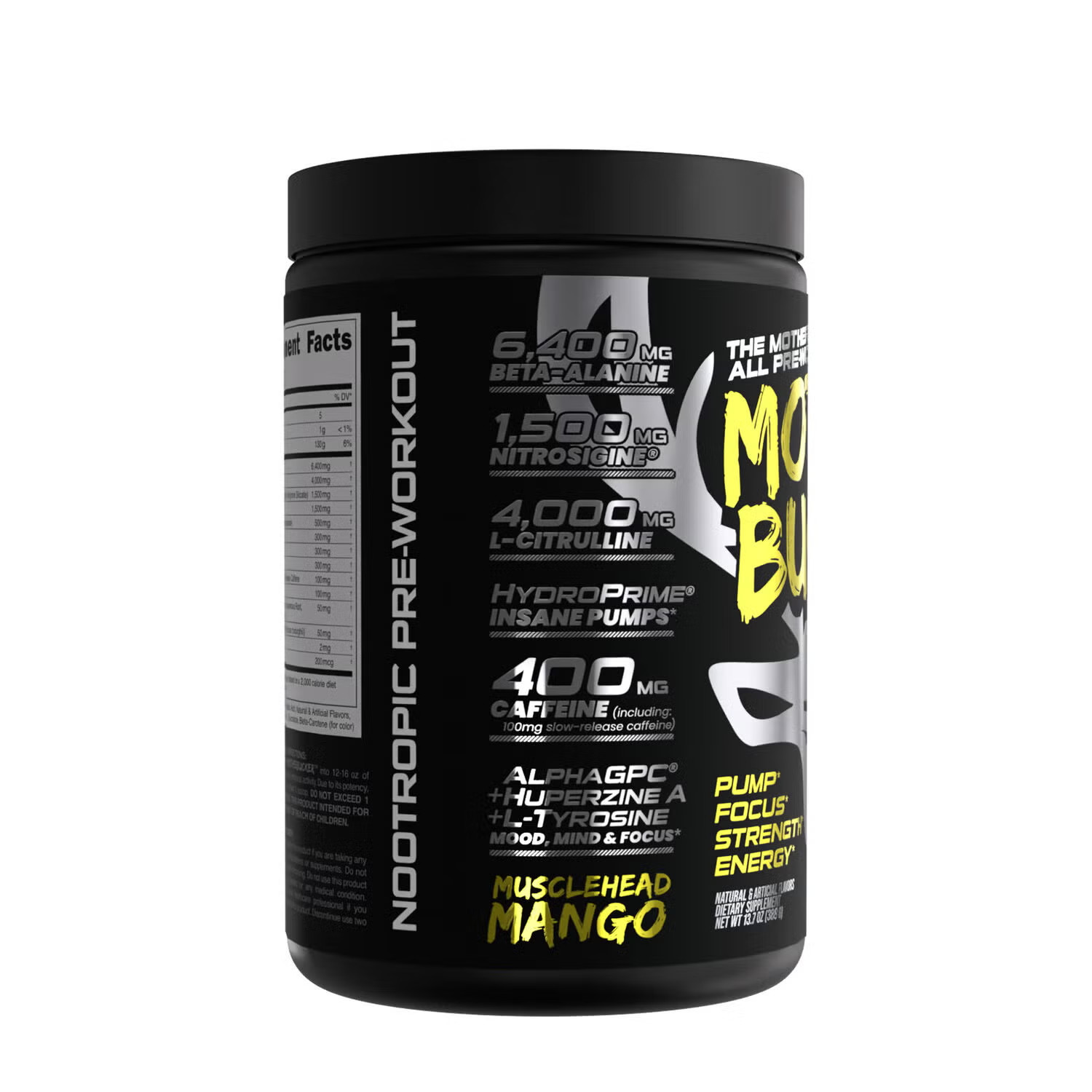 Bucked Up Mother Bucker Musclehead Mango Pre Workout Energy Expire 2027