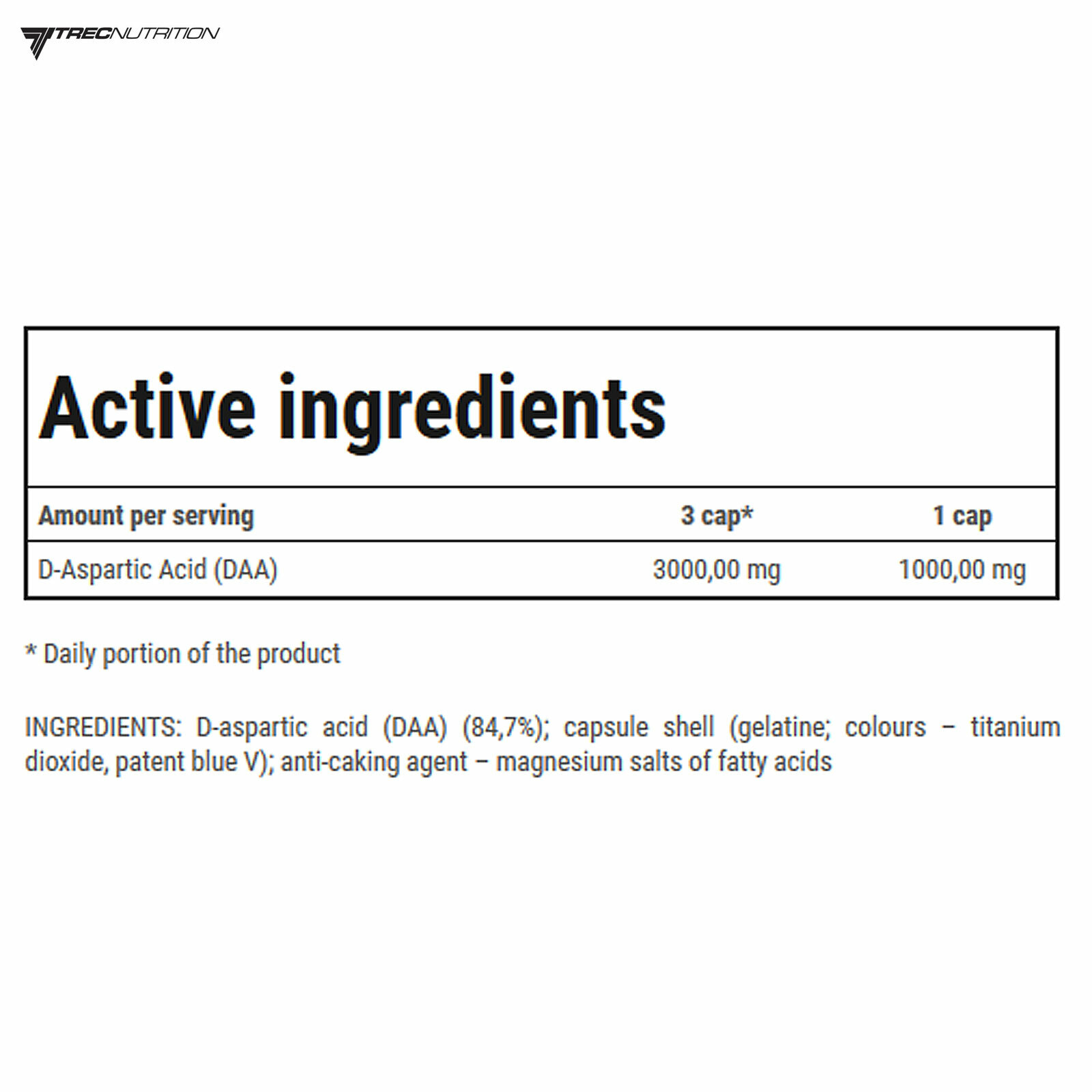 Trec Nutrition DAA ULTRA + GHUP – BEST Testosterone Booster & Hormone Optimizer