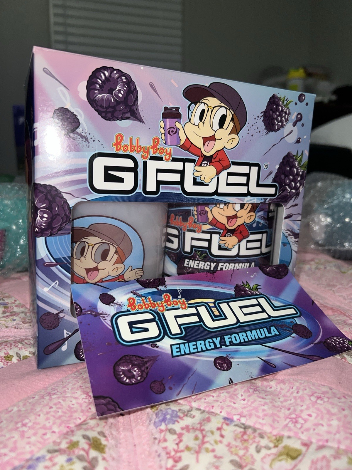 Logic GFuel Box & Shaker Set Limited Edition | Logic 2.0 / Bobby Boysenberry Box
