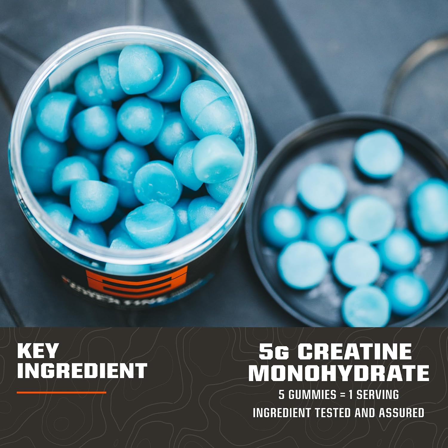 Creatine Gummies with Creatine Monohydrate, 5G Creatine per Serving, Muscle Reco