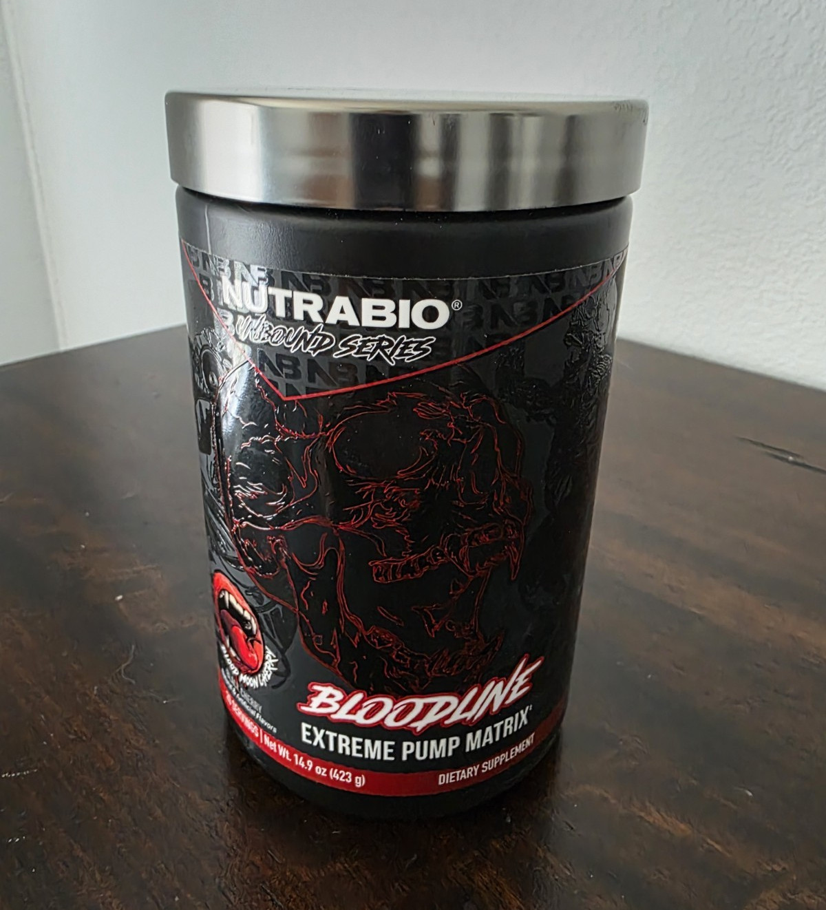 NutraBio Bloodrush Nitric Oxide Enhancer Non-Stim Powder 20 Servings