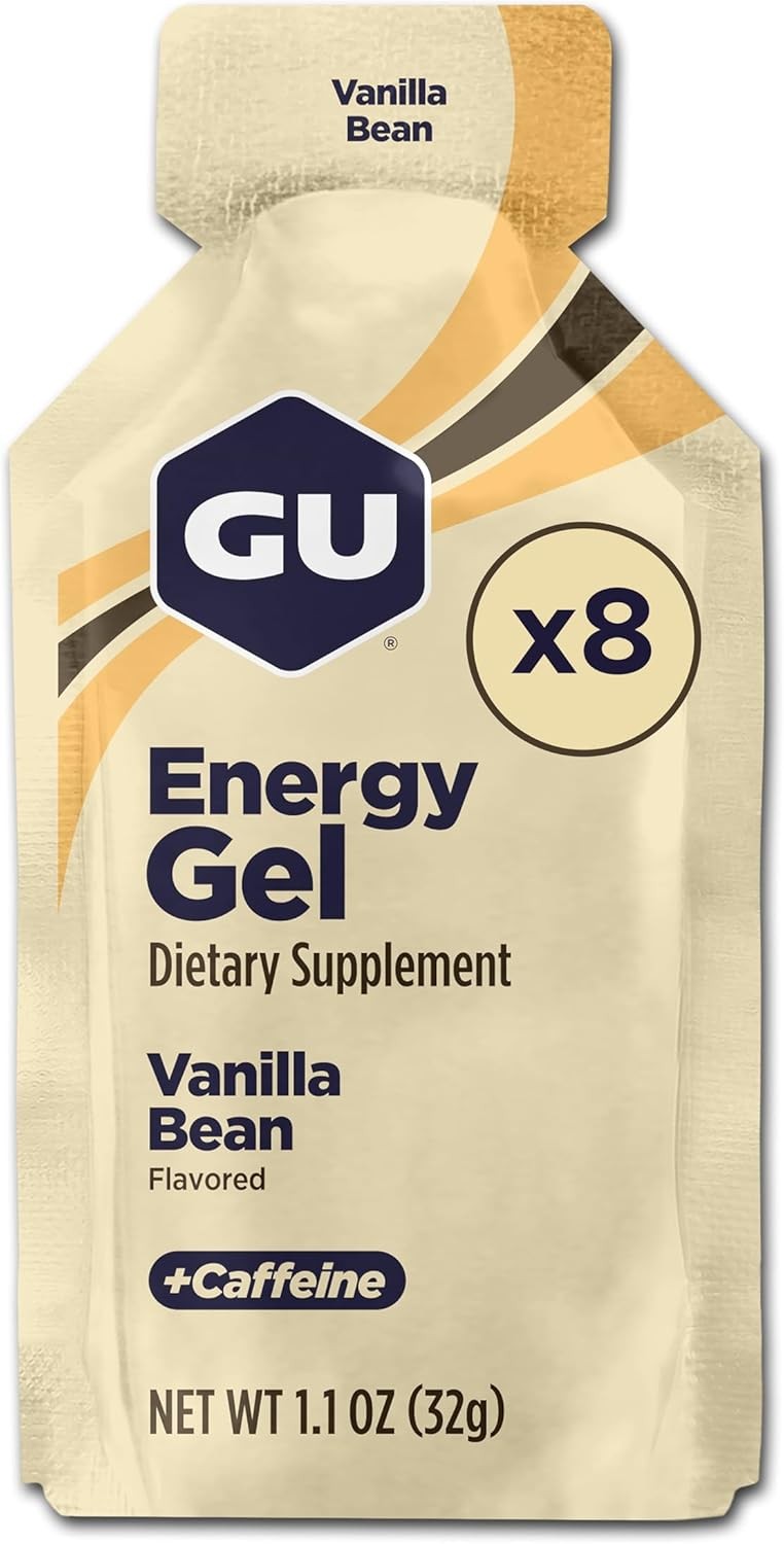 GU Energy Original Sports Nutrition Gel, 8-Count, 8 Count (Pack of 1)
