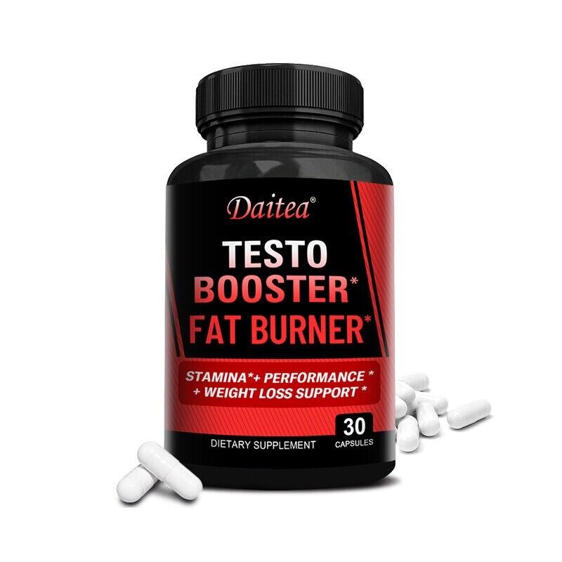 Testo Booster Fat Burner-Male Enhancement Stamina+Performance Weight Loss Suppot