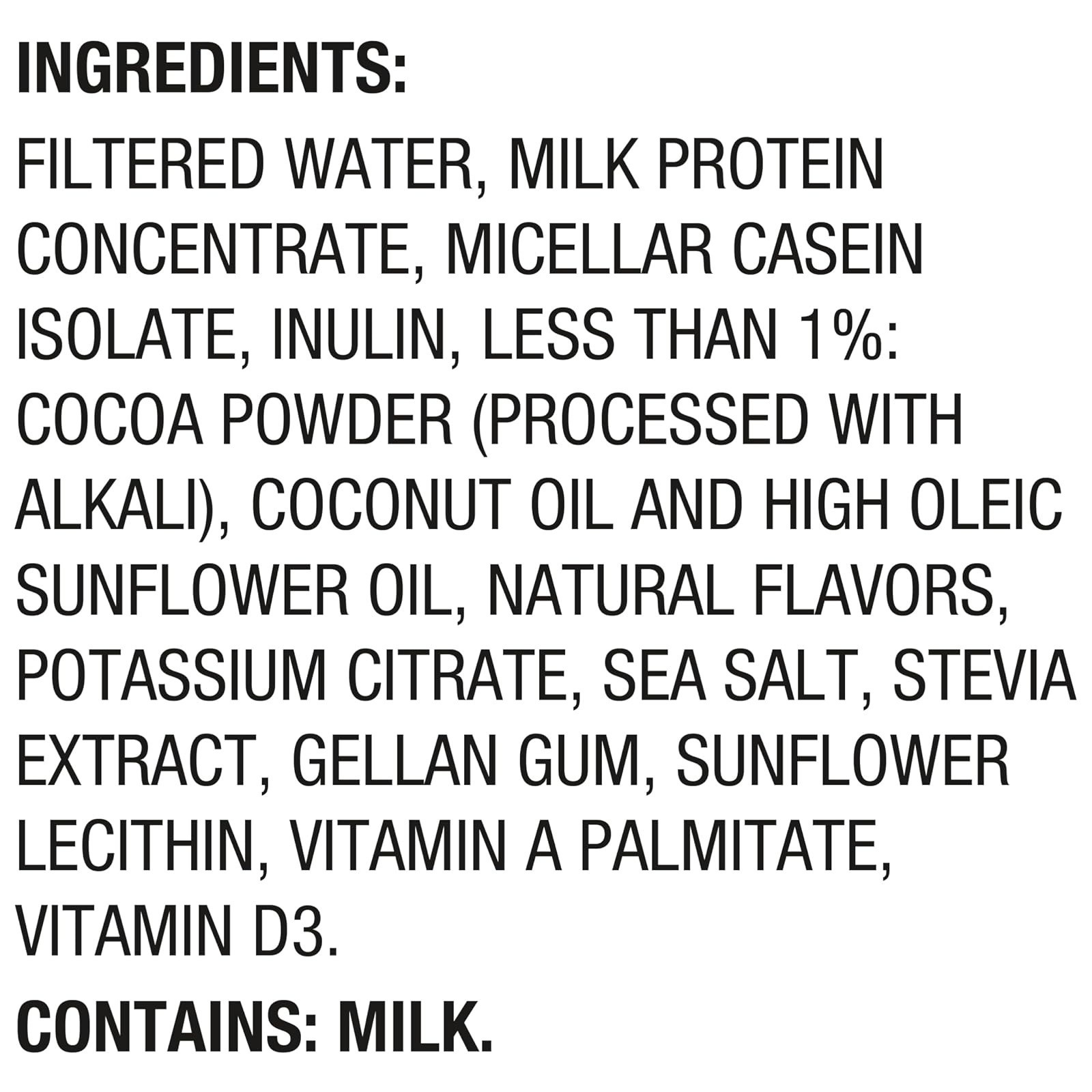 Oikos Chocolate Protein Shake 30g Protein 12 fl oz Bottle 12 Count