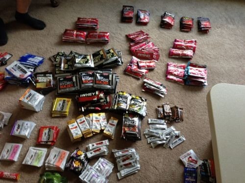 Supplement Samples Mix Crossfit Energy Pre-Workout Protein Fat Burner Lot 10pack