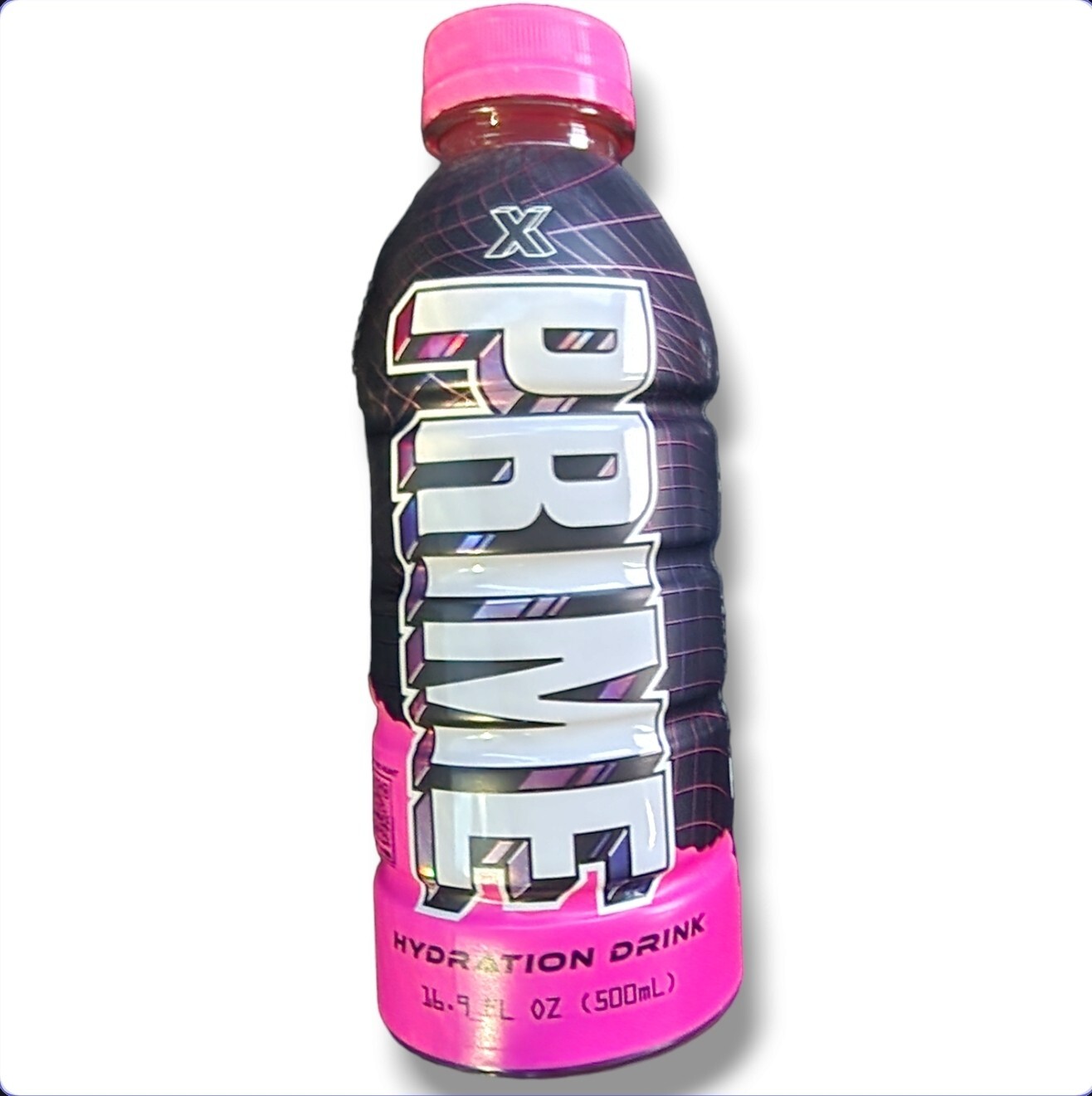 NEW PRIME X TREASURE HUNT HYDRATION DRINK 1 FULL 16.9 FL OZ PINK BOTTLE