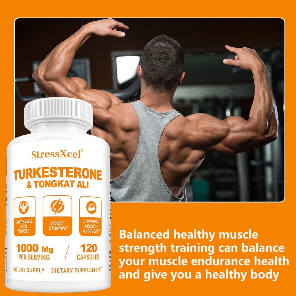 1000mg Supplement 500mg Ajuga Turkestanica Per Serving Increase Stamina Capsules