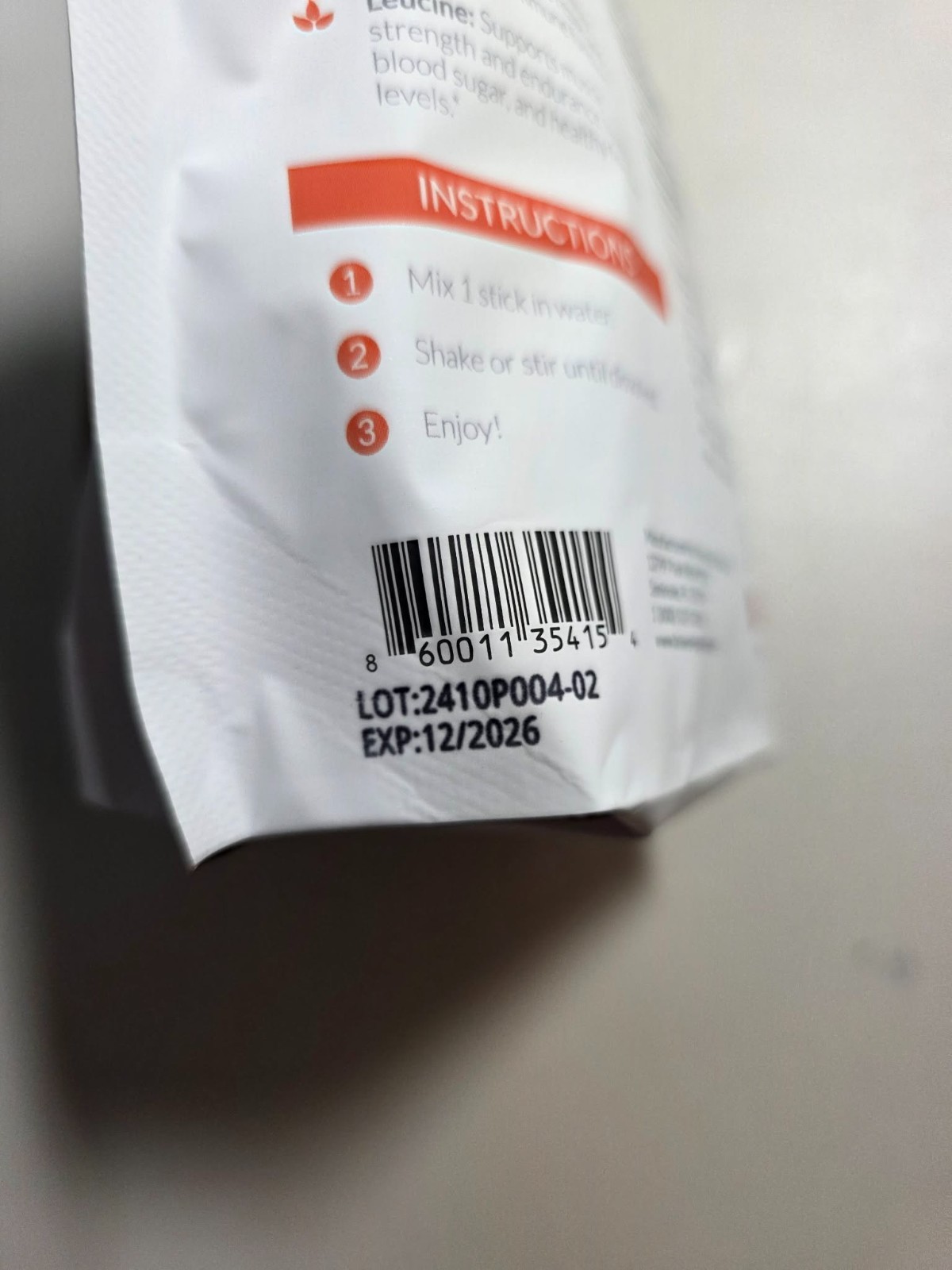 Hydrate – Mango Yuzu Electrolyte Drink Mix | 16‑Serving Bag – NEW Exp 12/26