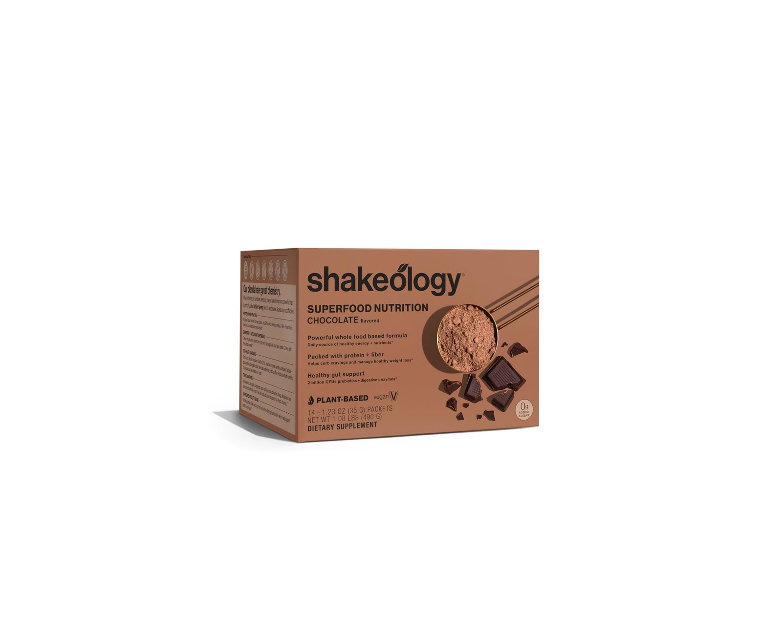 Bodi Shakeology 0G Added Sugar Plant-Based Vegan Protein Superfood Shake