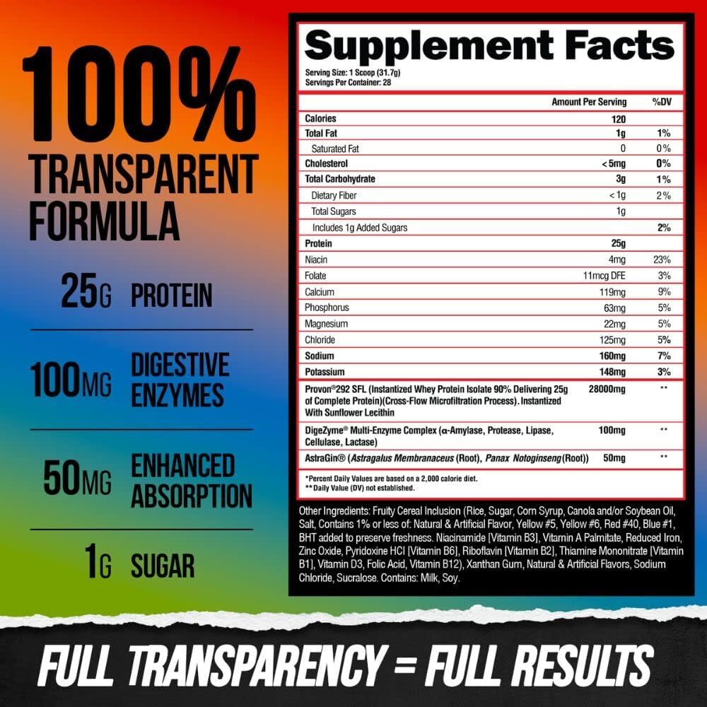 Alpha Lion Superhuman Protein 100% Premium Whey Isolate 28 Servings 5 Flavors
