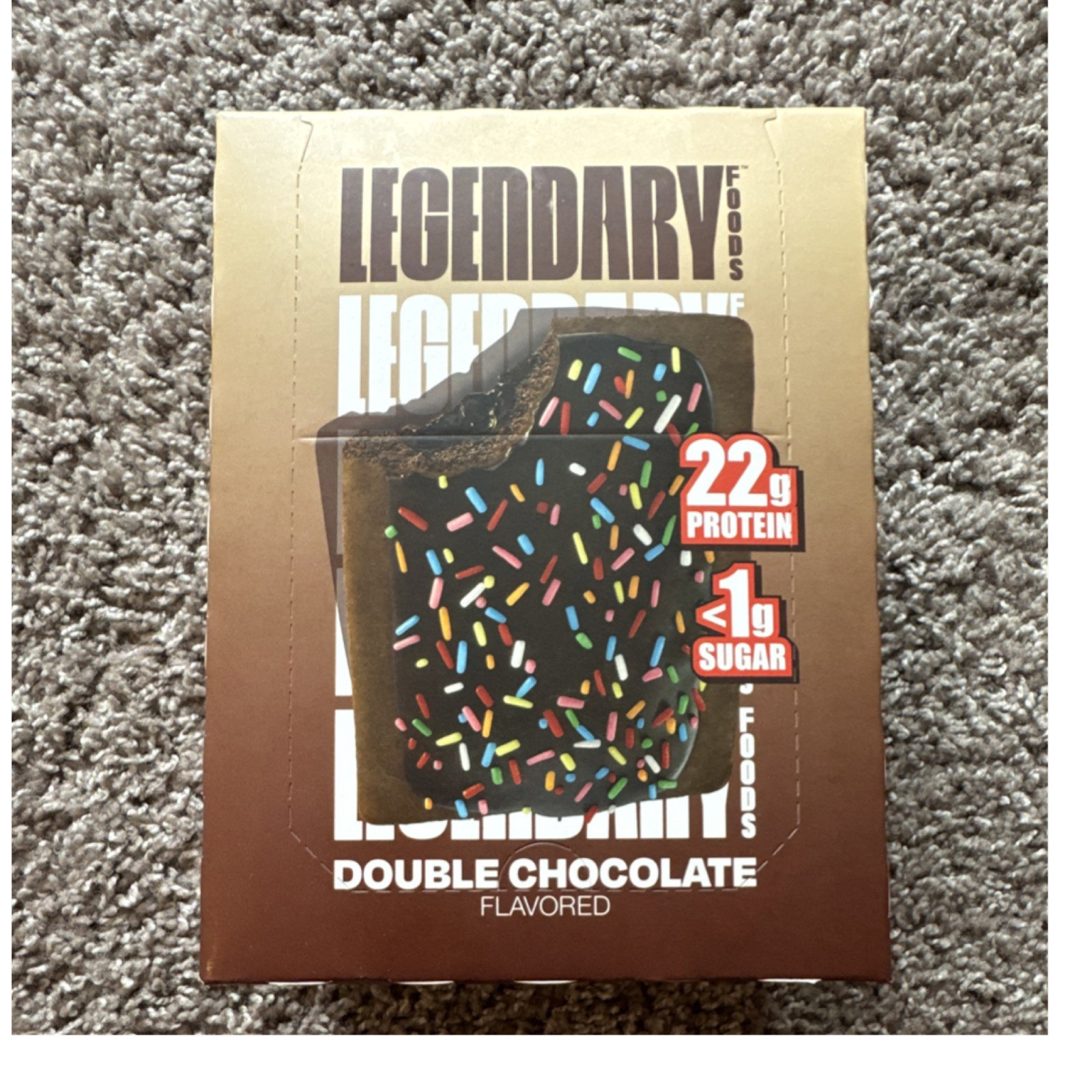 Legendary Foods Double Chocolate Protein Pastry 22g Protein Gluten-Free