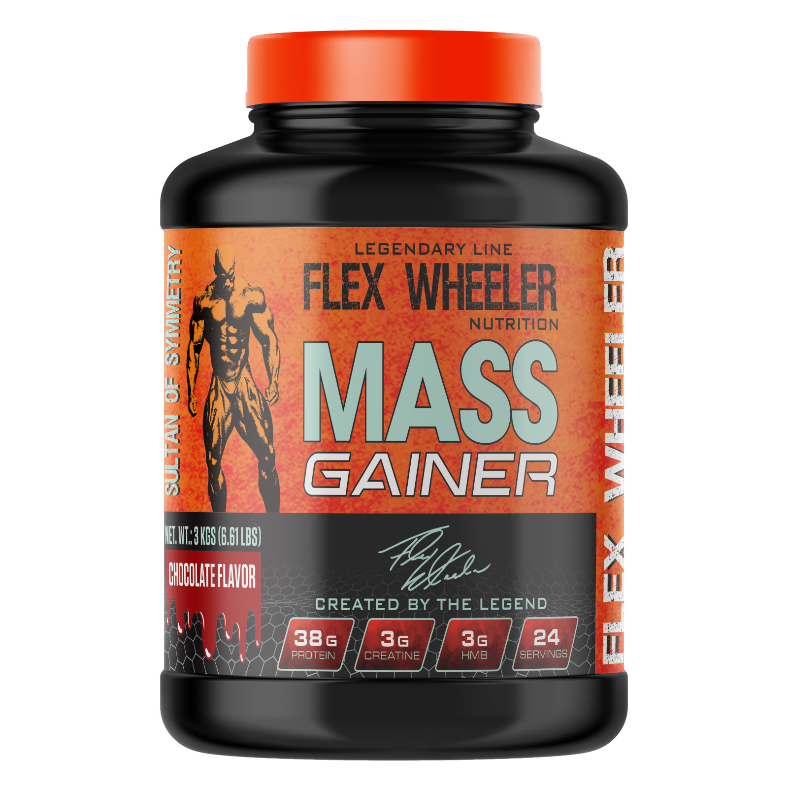 Flex Wheeler Nutrition Mass Gainer Chocolate 6.6 lbs 24 Servings