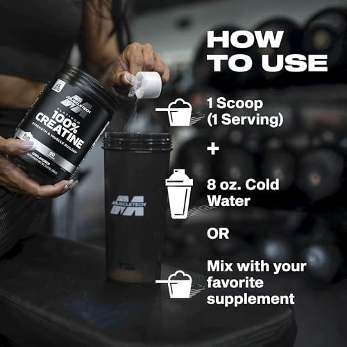 Muscletech Creatine Monohydrate Powder, Platinum Pure – Unflavored Micronized Cr