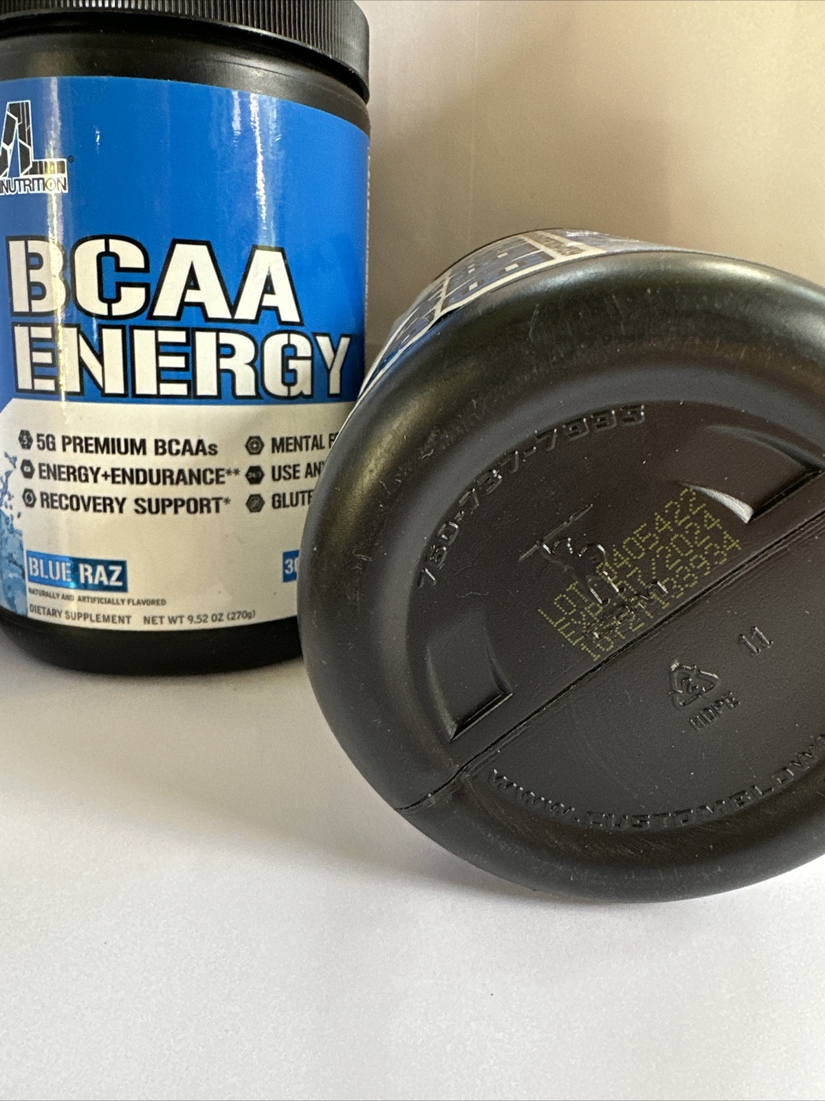x2 – Evlution Nutrition BCAA Energy, Blue Raz, 30 Servings Powder