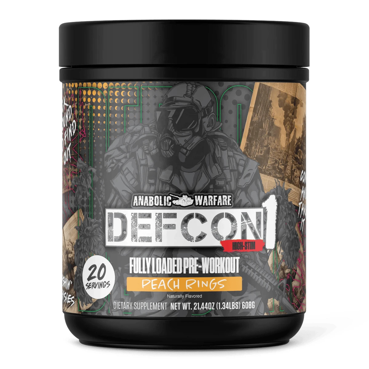 | Defcon 1 | Peach Rings| | 9g Citrulline | High – Stim