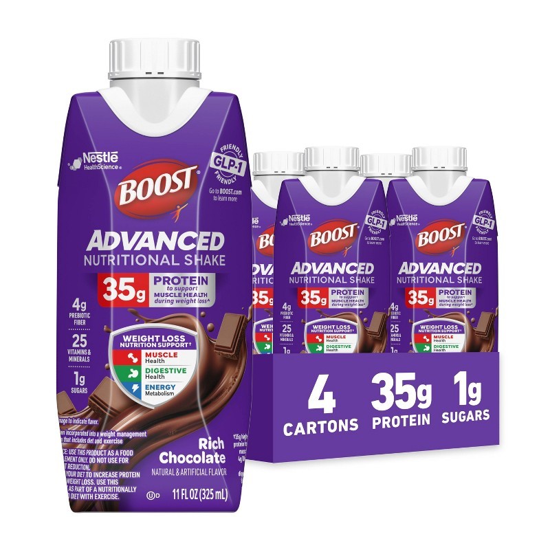 Chocolate Non-Caffeinated Advanced Protein Shakes – 4pk: Ready to Drink, 35g