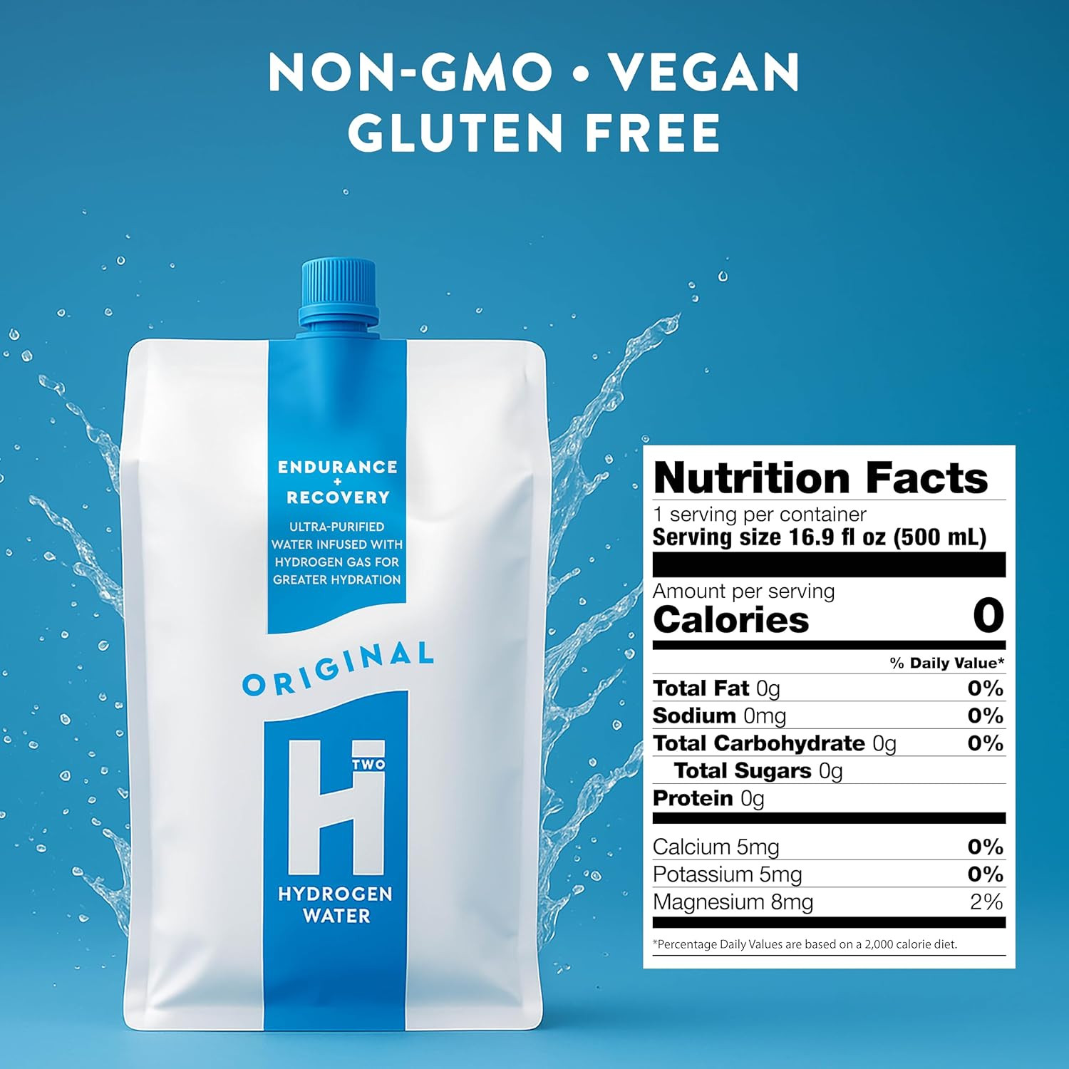 Molecular Hydrogen Water, Original Unflavored, Pure Source & Ultra-Purified Hydr