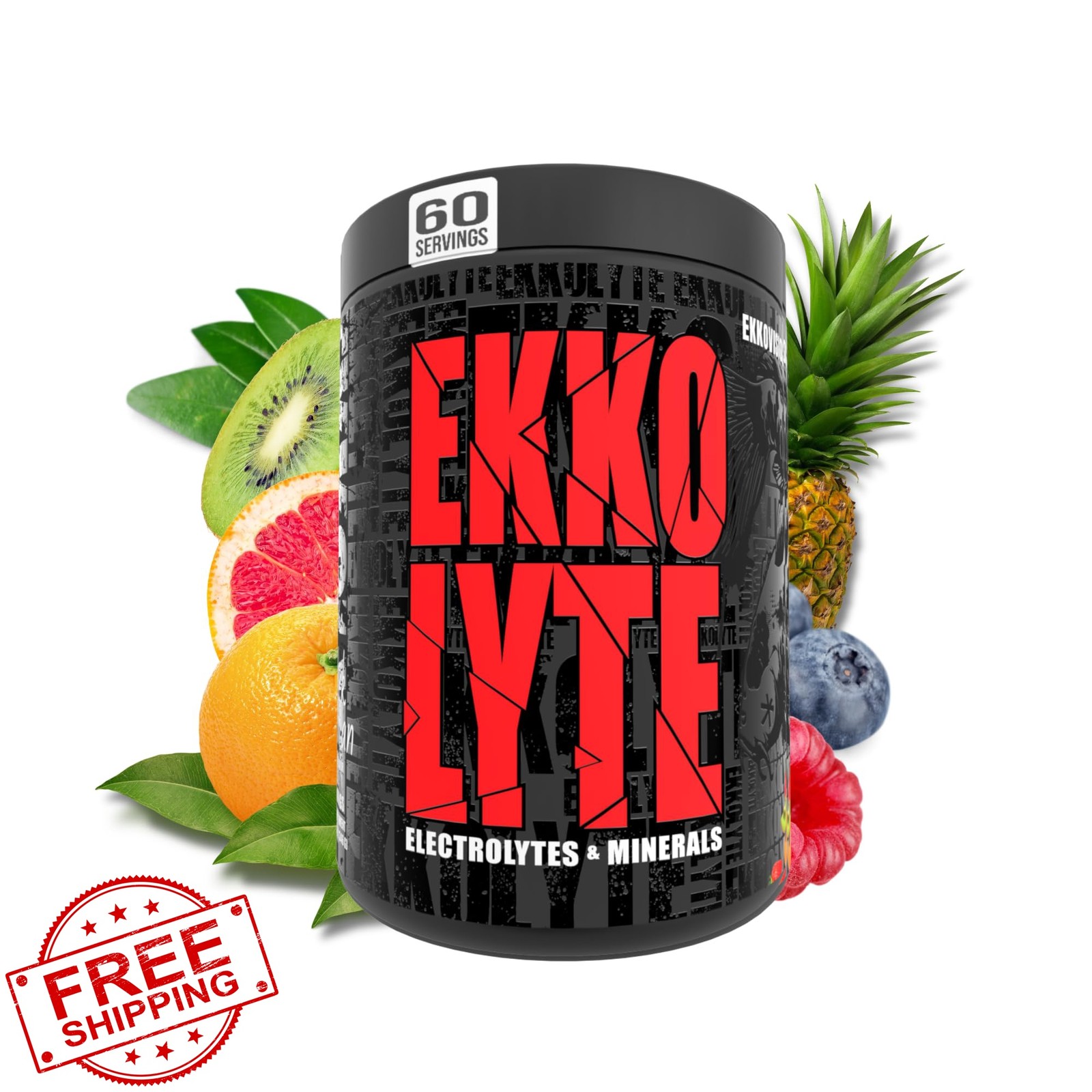 Ekkovision Ekkolyte Fruit Punch 60 Servings