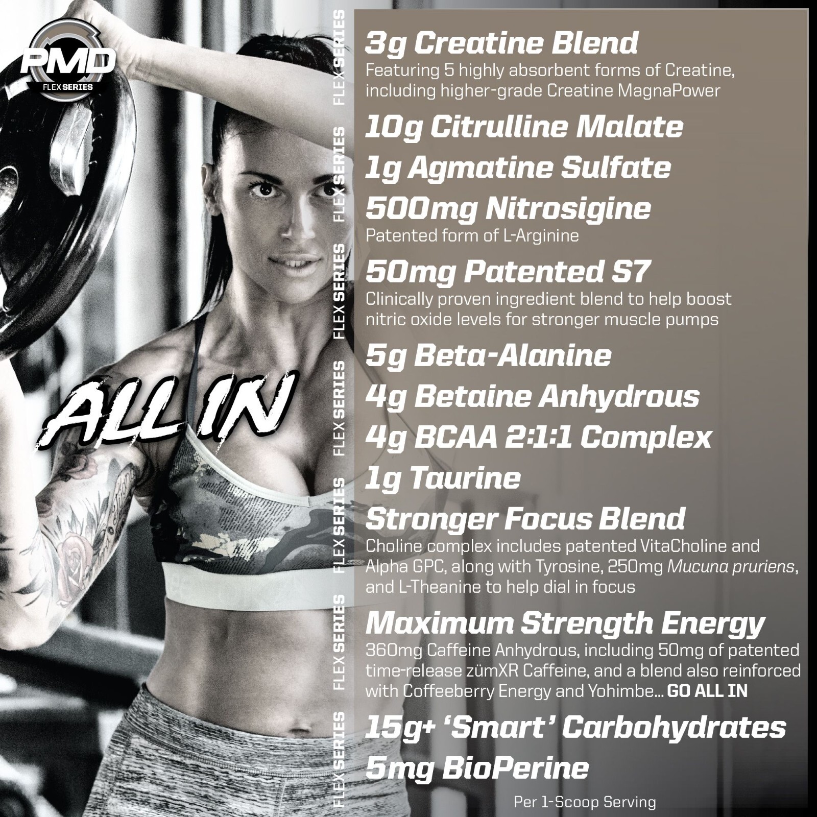 Pump Fuel ALL IN Insanity Ultimate Muscle Pump Supplement & Pre Workout Powder