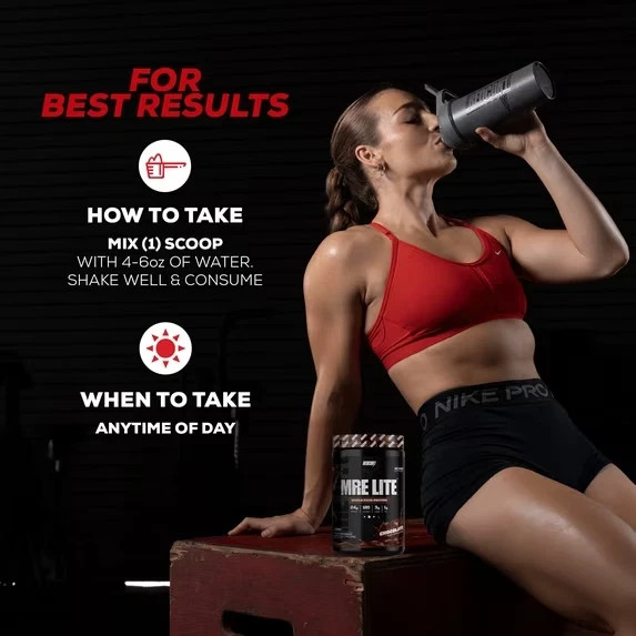 REDCON1 MRE Lite Whole Food Protein Powder Chocolate 20 Servings Whey Free