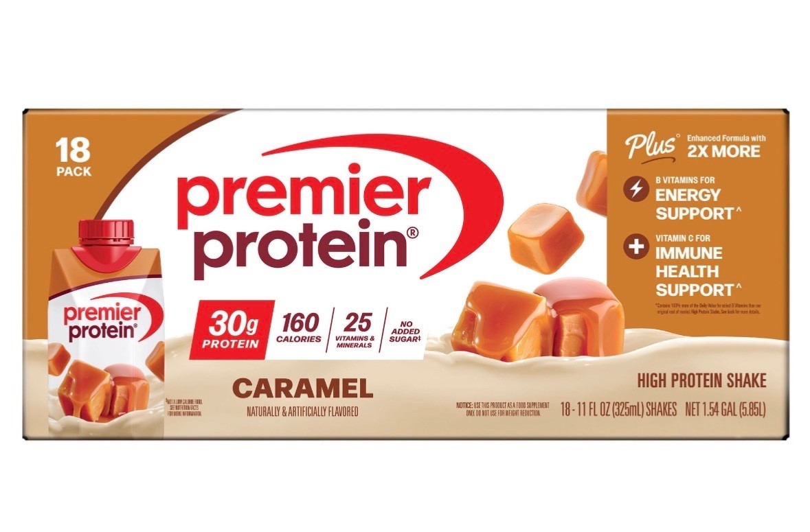 Premier Protein 30g High Protein Shake, Caramel (11 fl. oz., 18 pk.)