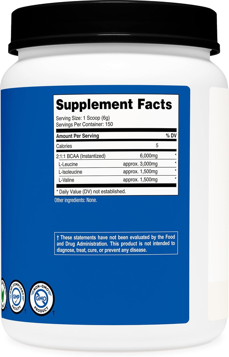 BCAA Powder 2:1:1-150 Servings (Unflavored)