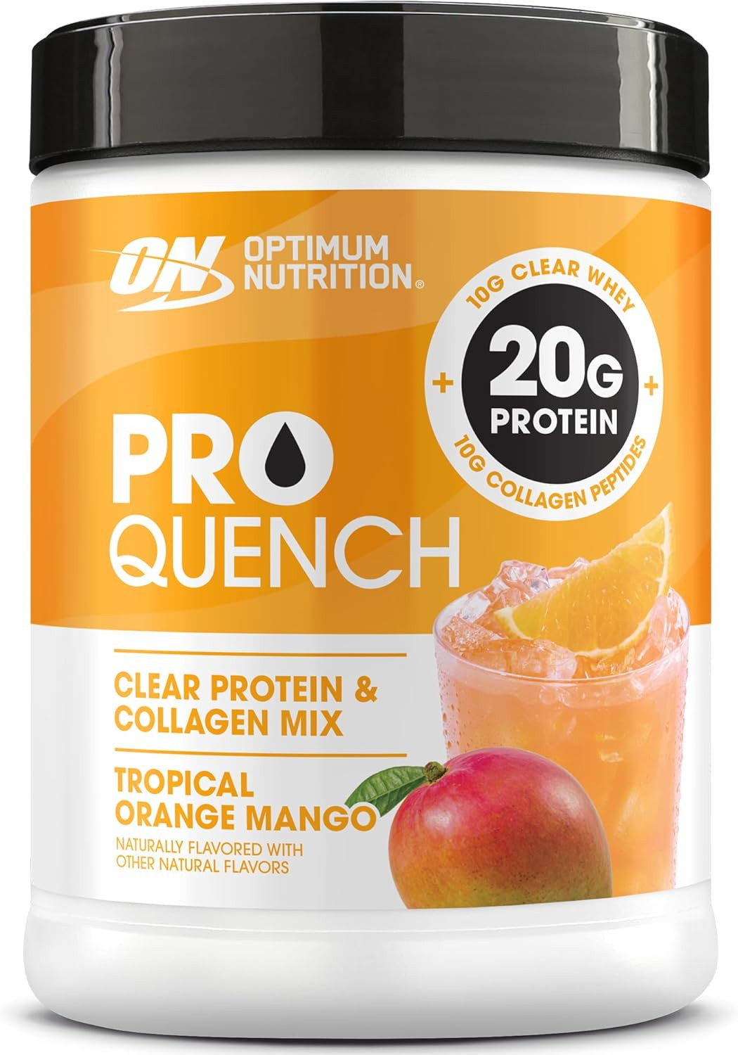 Pro Quench, 10G Clear Protein, 10G Collagen Peptides & Electrolyte Powder Drink