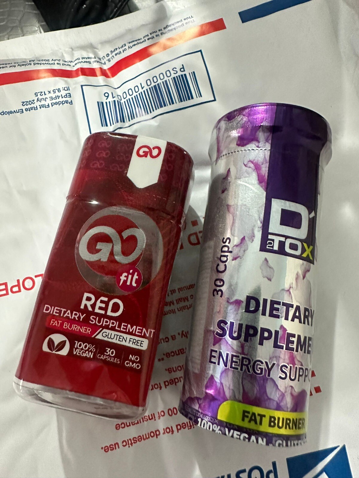 Go Detox O Gofit Red Fat Loss Suport X 2 Und- Pérdida De Grasa Y Energia Vegano