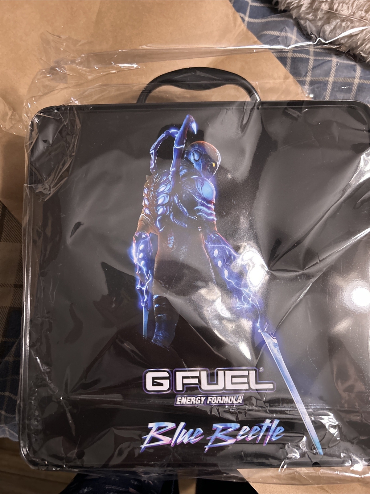 G FUEL DC Comics Blue Beetle Metal Collector’s Box GFUEL
