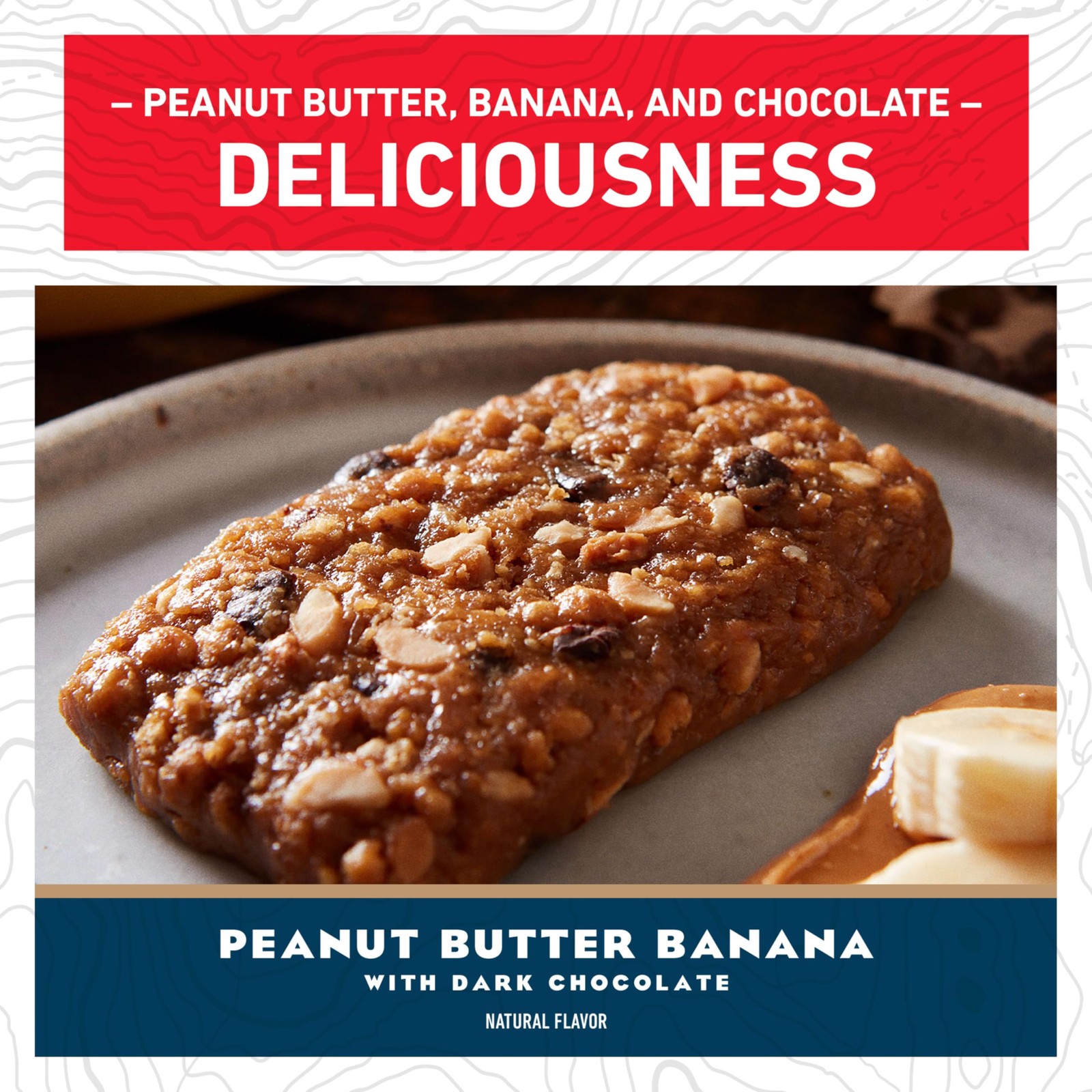 CLIF BAR – Energy 10 Count (Pack of 1), Peanut Butter Banana Dark Chocolate