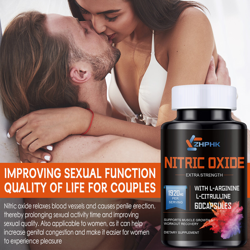 Nitric Oxide Booster L-Arginine, L-Citrulline 1920mg 240 Caps HIGHEST POTENCY