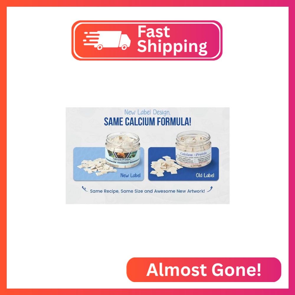 KatsAquatics Calcium + Protein, for Strong Shells, Healthy Molts, 100% Natural,