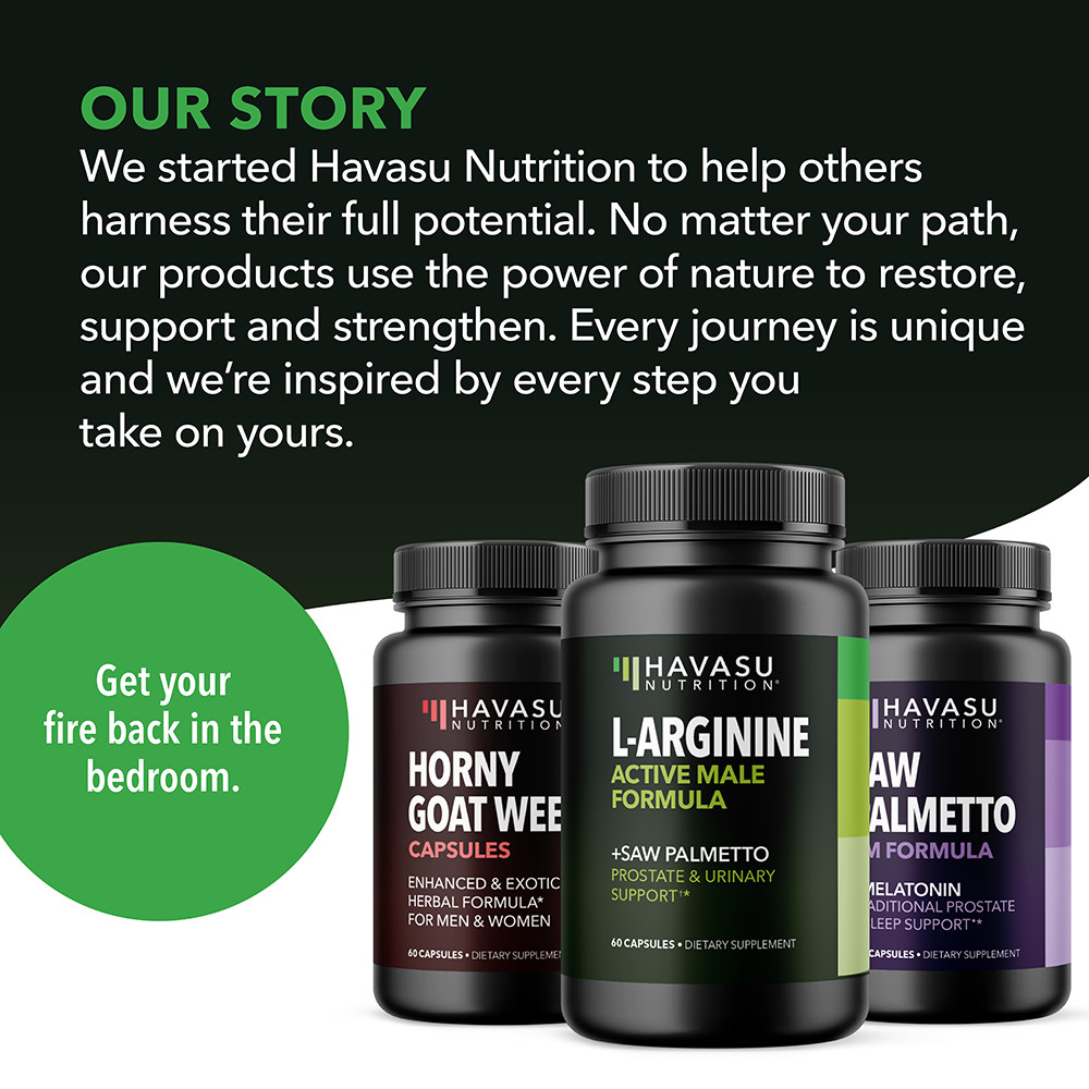 L Arginine Saw Palmetto for Men S7 Plant-Based Ingredient Blend for Nitric, 60ct
