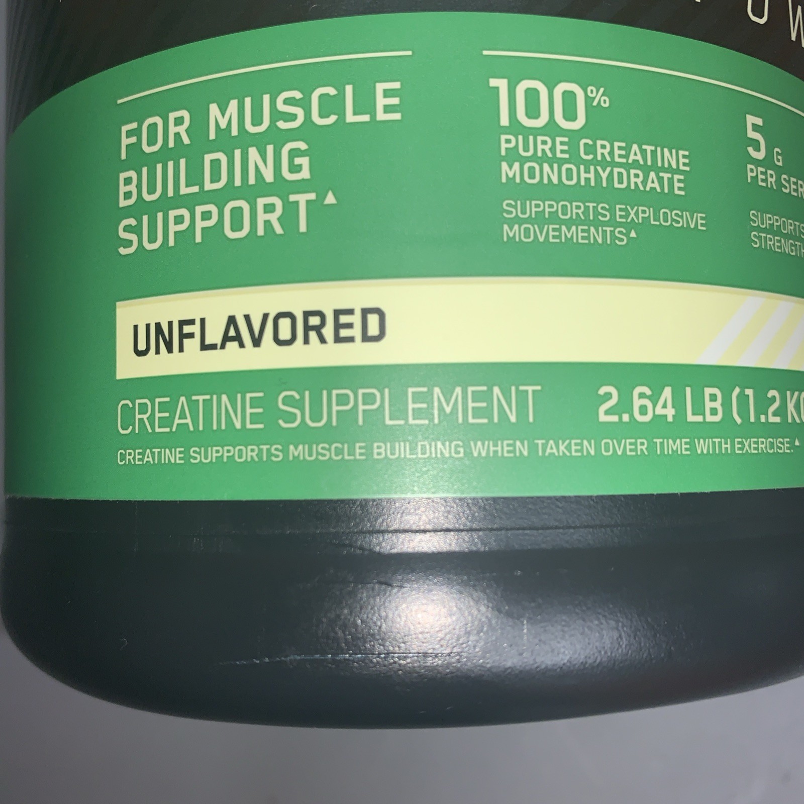 Optimum Nutrition Micronized Creatine Monohydrate Unflavored 240 Serv. EXP 01/28