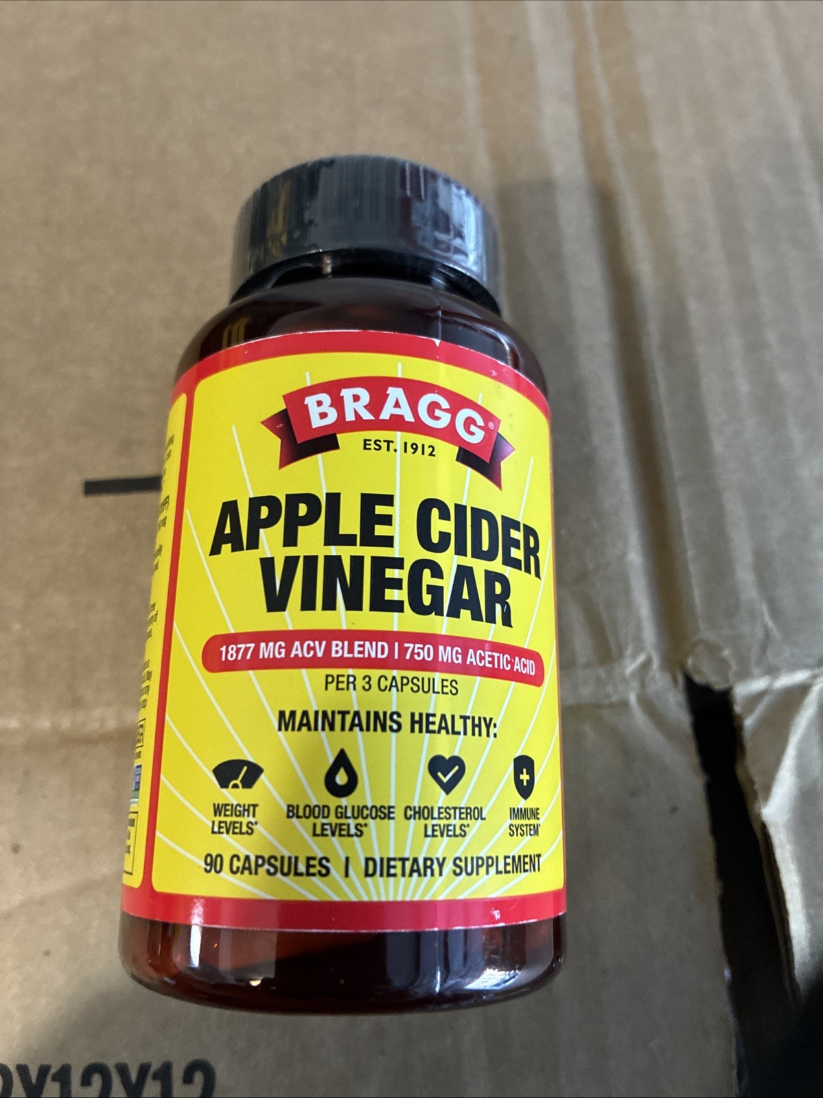 Apple Cider Vinegar With Vitamin D3 Boost Immune Weight Management 90 Capsules