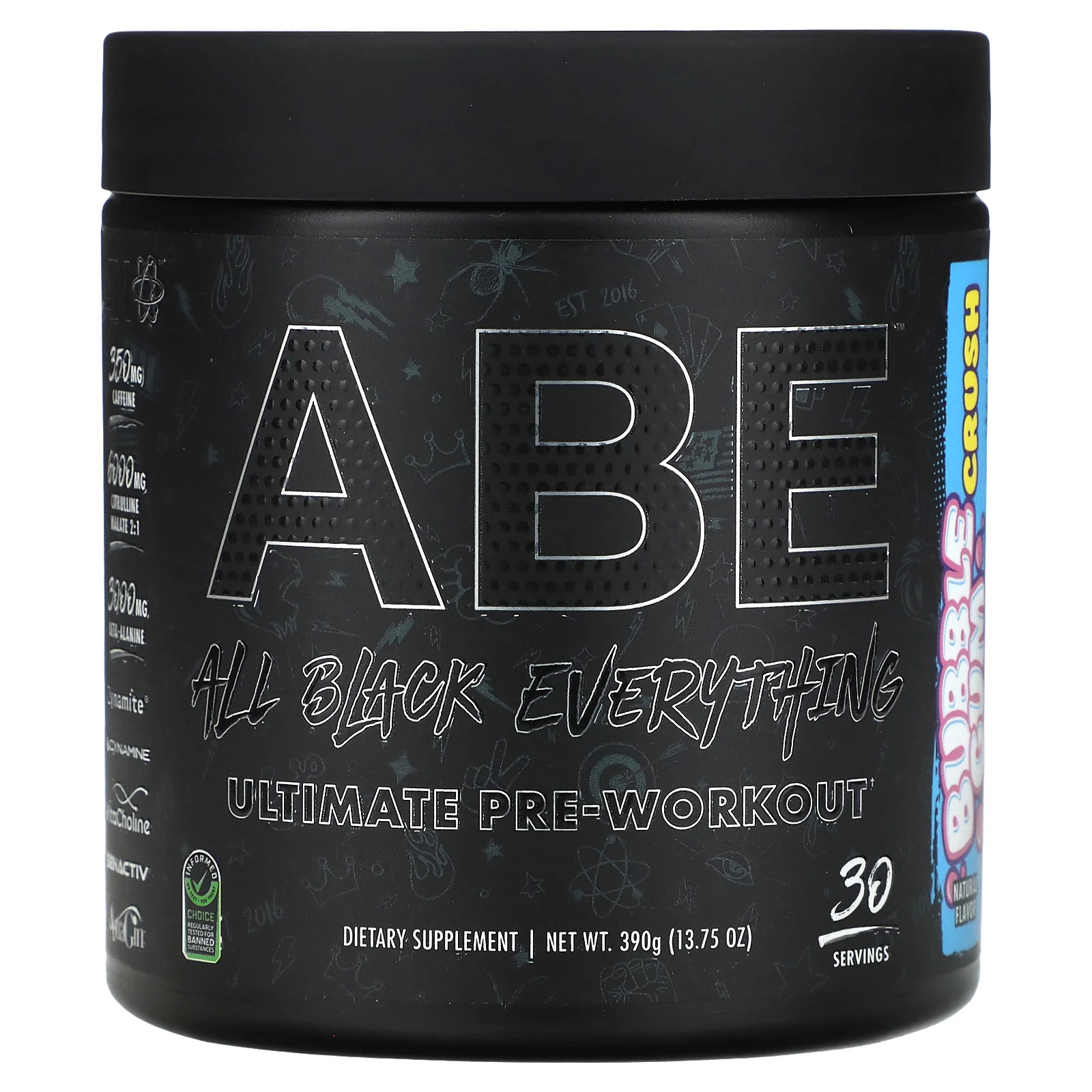 Ultimate Pre-Workout, Bubble Gum Crush, 13.75 oz (390 g)