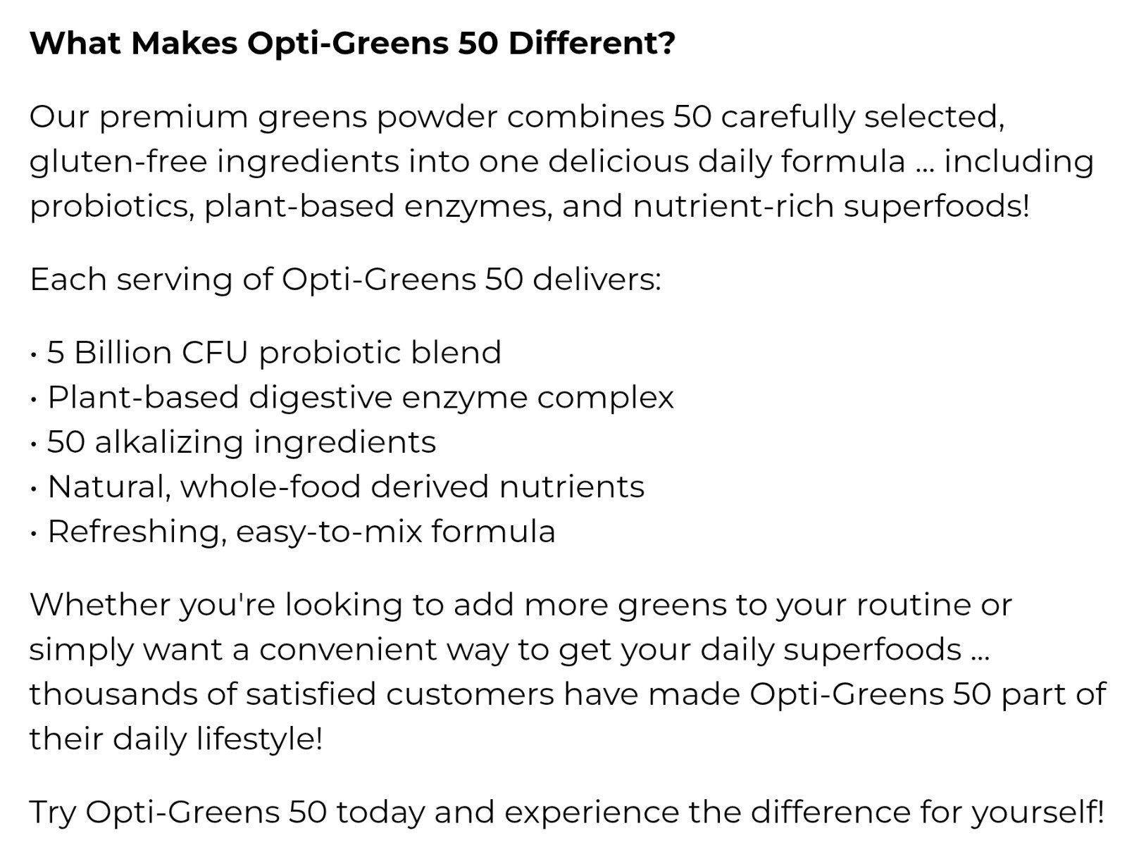 1st Phorm OPTI-GREENS 50 Powder 11 oz ( 30 Serv) Natural Berry Flavor BY 11/26