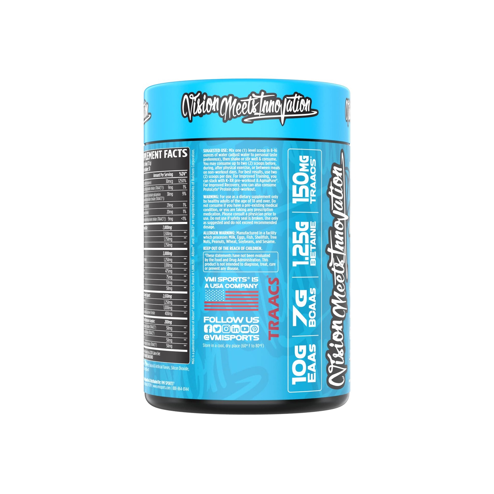 VMI Sports Aminogex Ultra | EAA + BCAA Powder | Amino Acid + Hydration Recove…