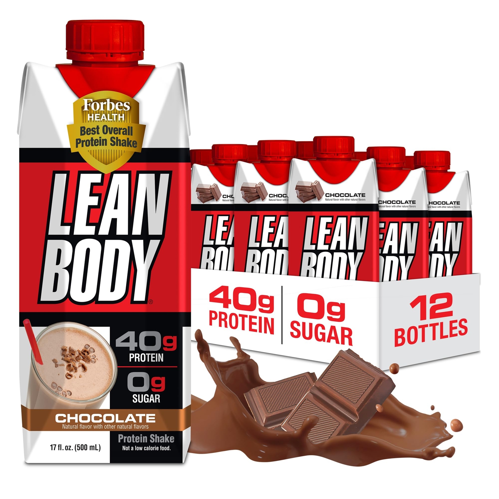 Labrada Lean Body Protein Shake 17 Fl Oz Pack of 12 40g Protein Ready to Drink