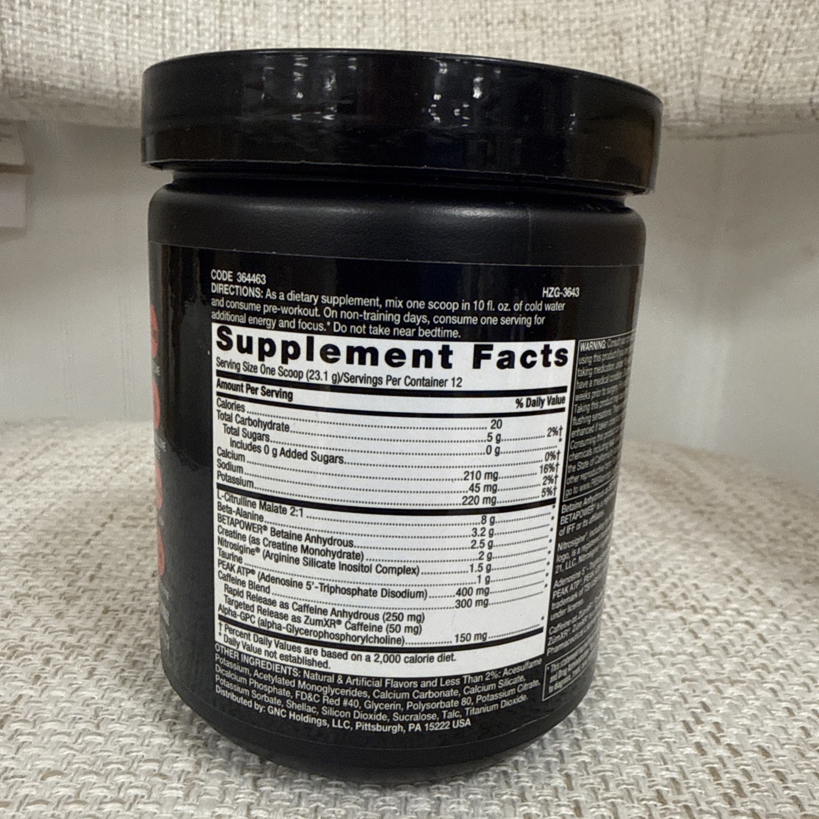 BEYOND RAW SWEET TART LIT AF ADVANCED FORMULA CLINICAL STRENGTH PRE-WORKOUT. NEW