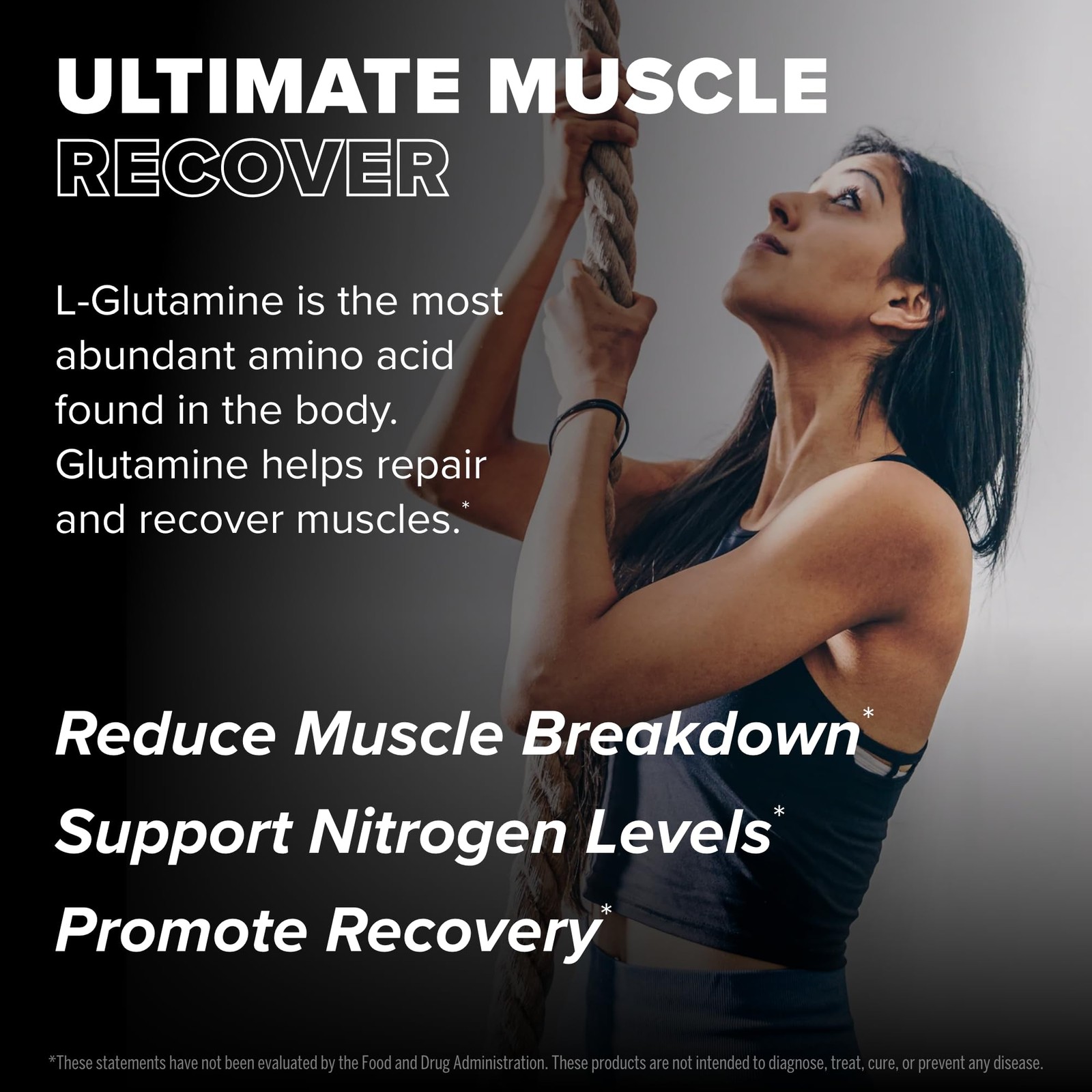 FINAFLEX PURE GLUTAMINE, Unflavored 1.1 lb.. Ultimate Muscle Recovery Powde…